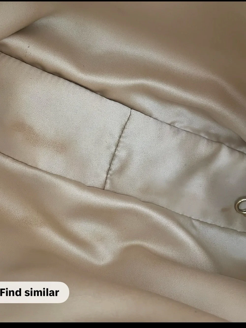 CHANEL Beige Caviar leather GST with Gold Chain Handles
